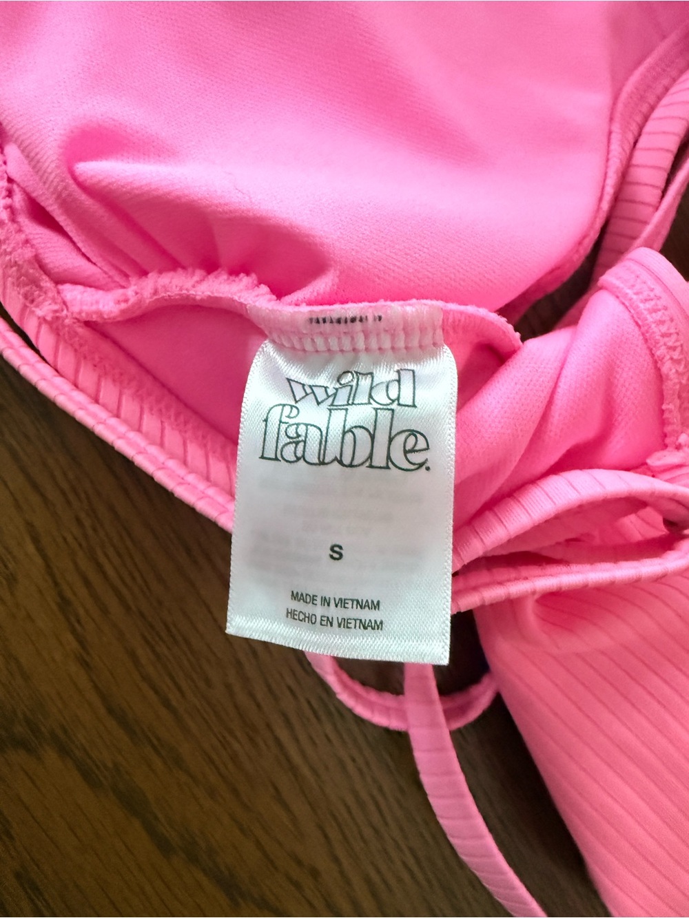 Wild Fable Pink Cutout One-Piece Swimsuit Size Small - Picture 10 of 10
